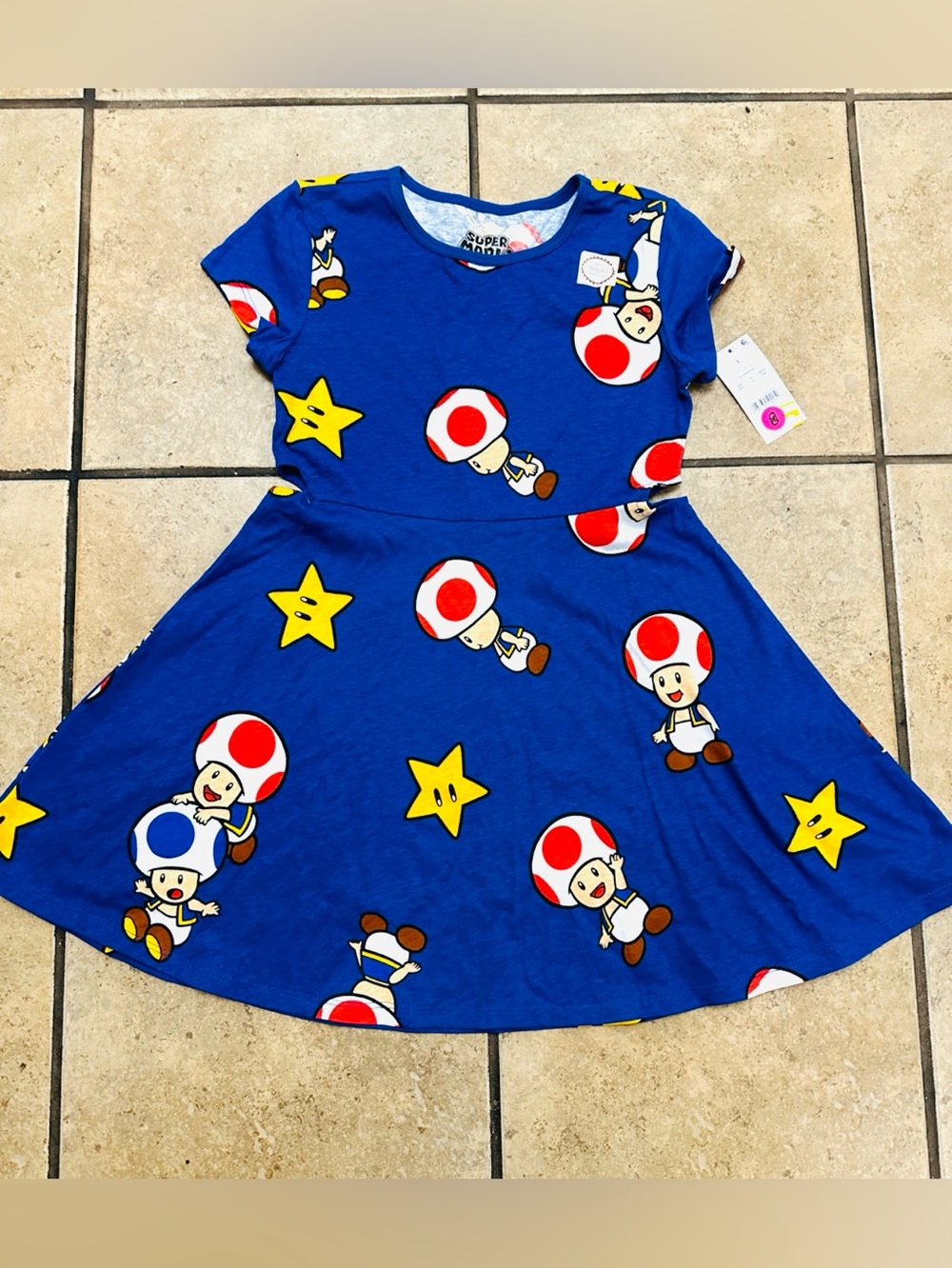 NWT Girls Super Marion Bros dress - Picture 6 of 6